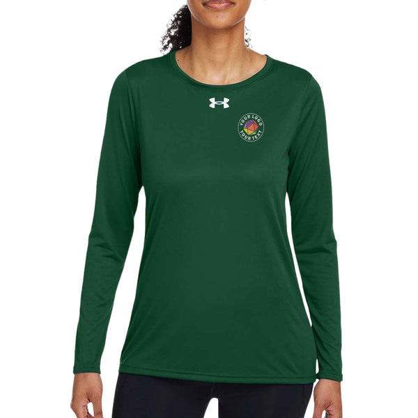 Under Armour Custom Embroidered Women's Team Tech™ Long Sleeve T-Shirt - 1376852