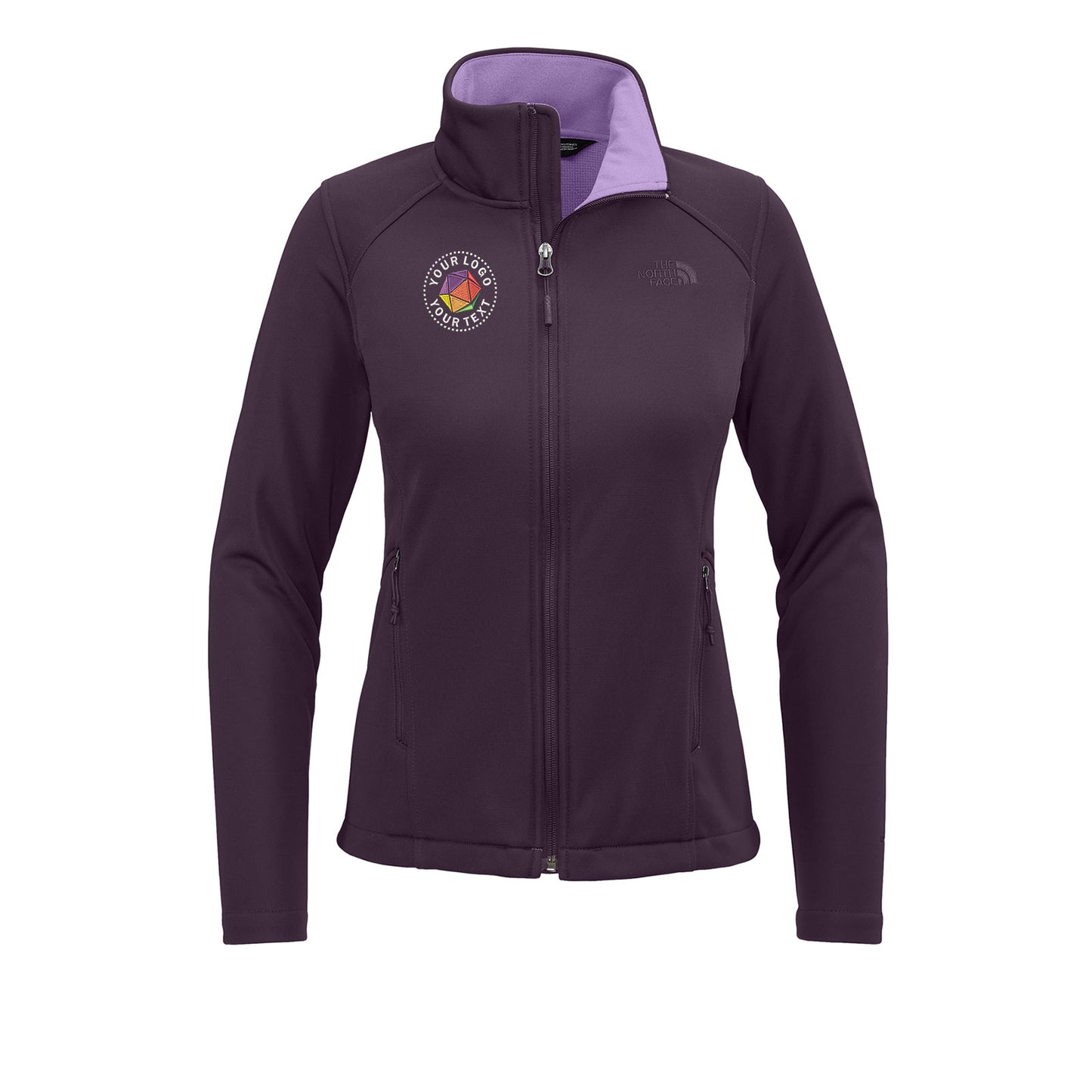 The North Face® Women's Chest Logo Ridgewall Soft Shell Custom Embroidered Jacket - NF0A88D4