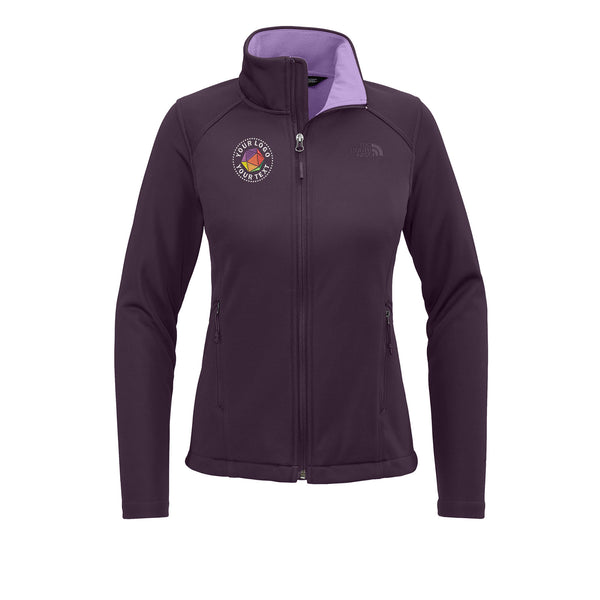 The North Face® Women's Chest Logo Ridgewall Soft Shell Custom Embroidered Jacket - NF0A88D4