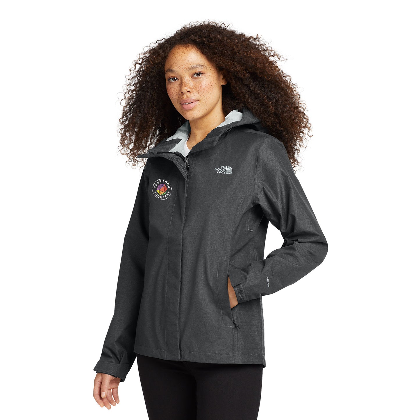 The North Face® Custom Embroidered Women's DryVent™ Rain Jacket - NF0A3LH5