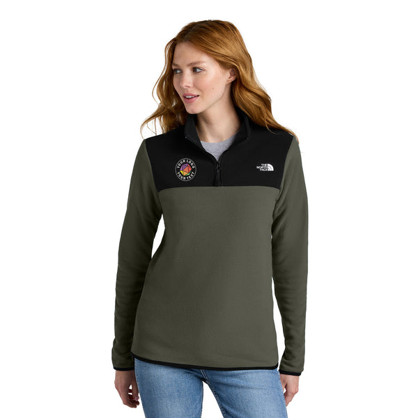 The North Face® Custom Embroidered Women's Glacier 1/4-Zip Fleece - NF0A7V4M