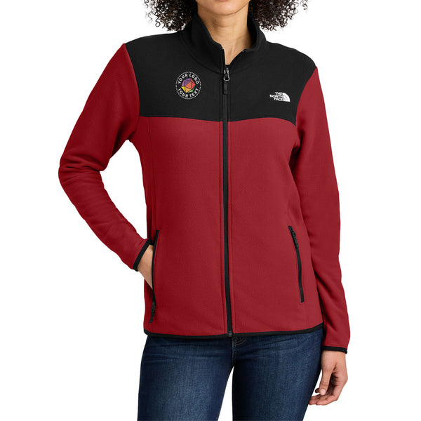 The North Face® Custom Embroidered Women's Glacier Full-Zip Fleece Jacket - NF0A7V4K