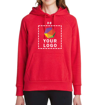 Under Armour Custom Printed Women's Rival Fleece Hooded Sweatshirt - 1379500
