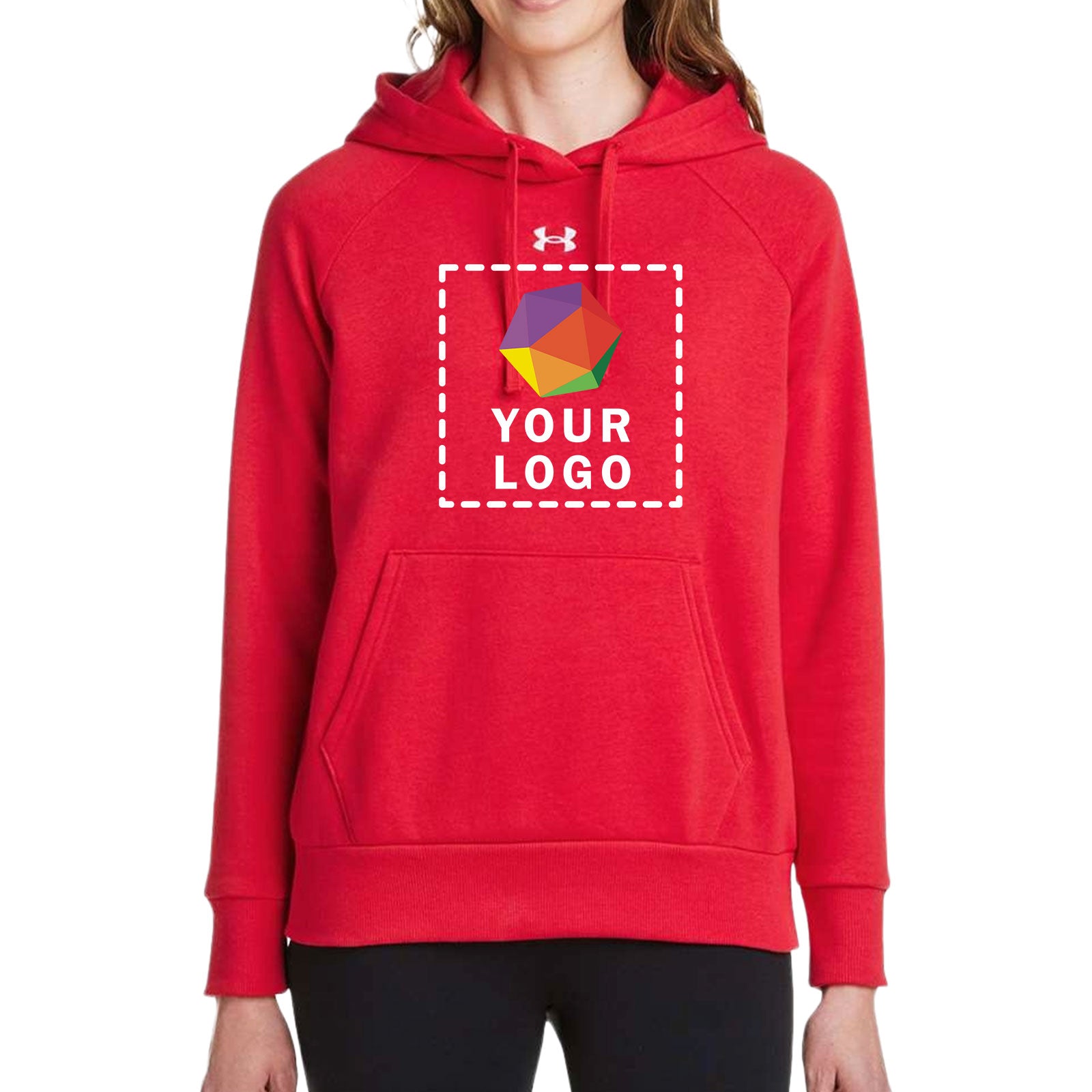 Under Armour Custom Printed Women's Rival Fleece Hooded Sweatshirt - 1379500