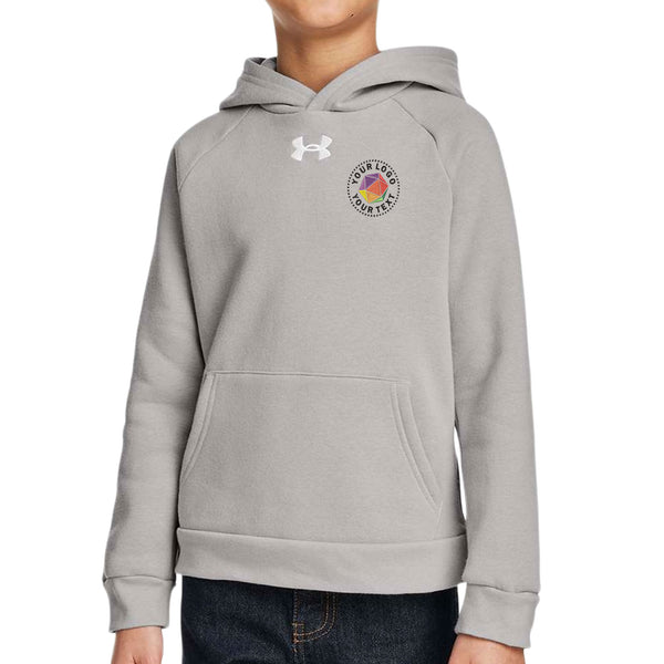 Under Armour Custom Embroidered Youth Rival Fleece Hooded Sweatshirt - 1379792