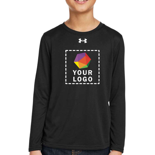 Under Armour Custom Printed Youth Tech™ Team Long Sleeve T-Shirt - 1377488