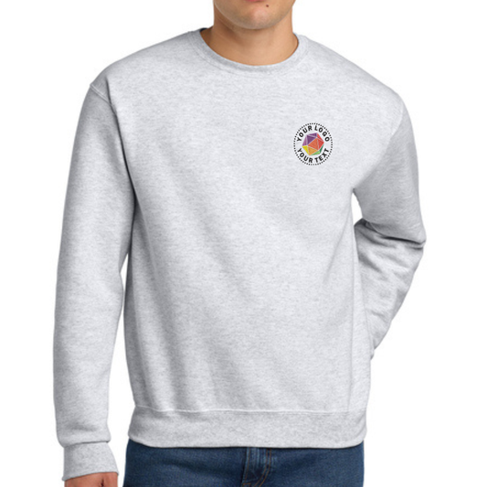 Jerzees® Super Sweats® NuBlend® Custom Embroidered Crewneck Sweatshirt - 4662M