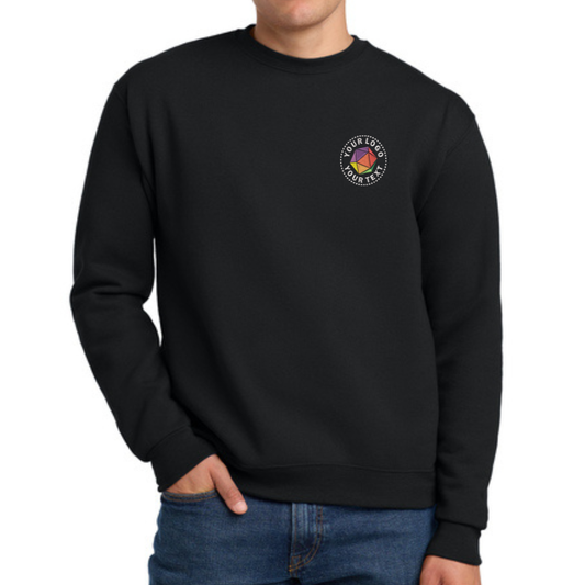 Jerzees® Super Sweats® NuBlend® Custom Embroidered Crewneck Sweatshirt - 4662M