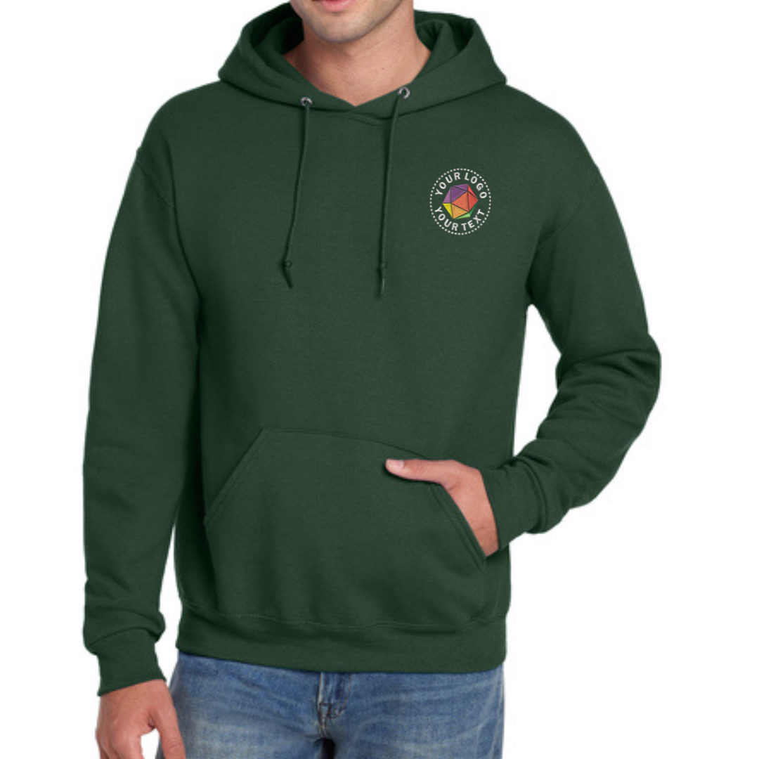 Jerzees® Super Sweats® NuBlend® - Custom Embroidered Pullover Hooded Sweatshirt - 4997M