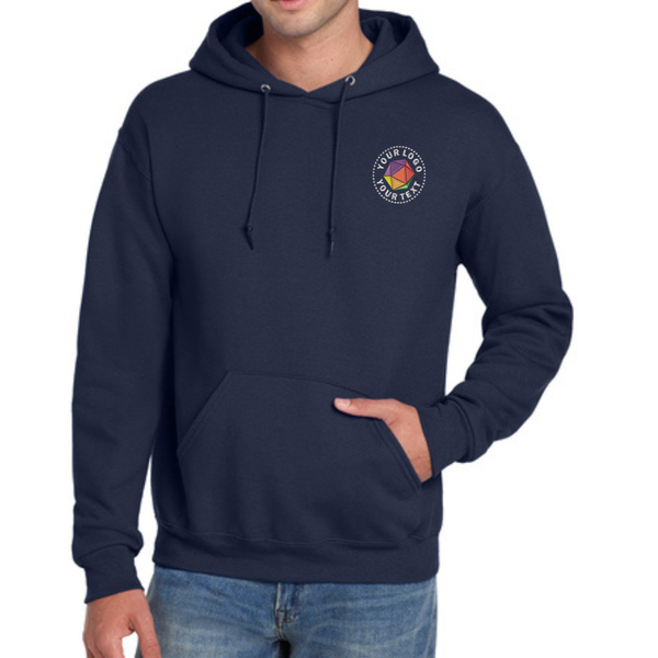 Jerzees® Super Sweats® NuBlend® - Custom Embroidered Pullover Hooded Sweatshirt - 4997M