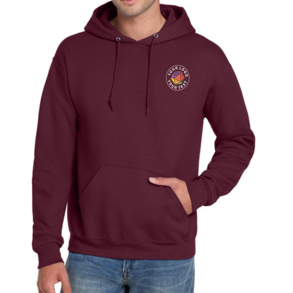 Jerzees® Super Sweats® NuBlend® - Custom Embroidered Pullover Hooded Sweatshirt - 4997M