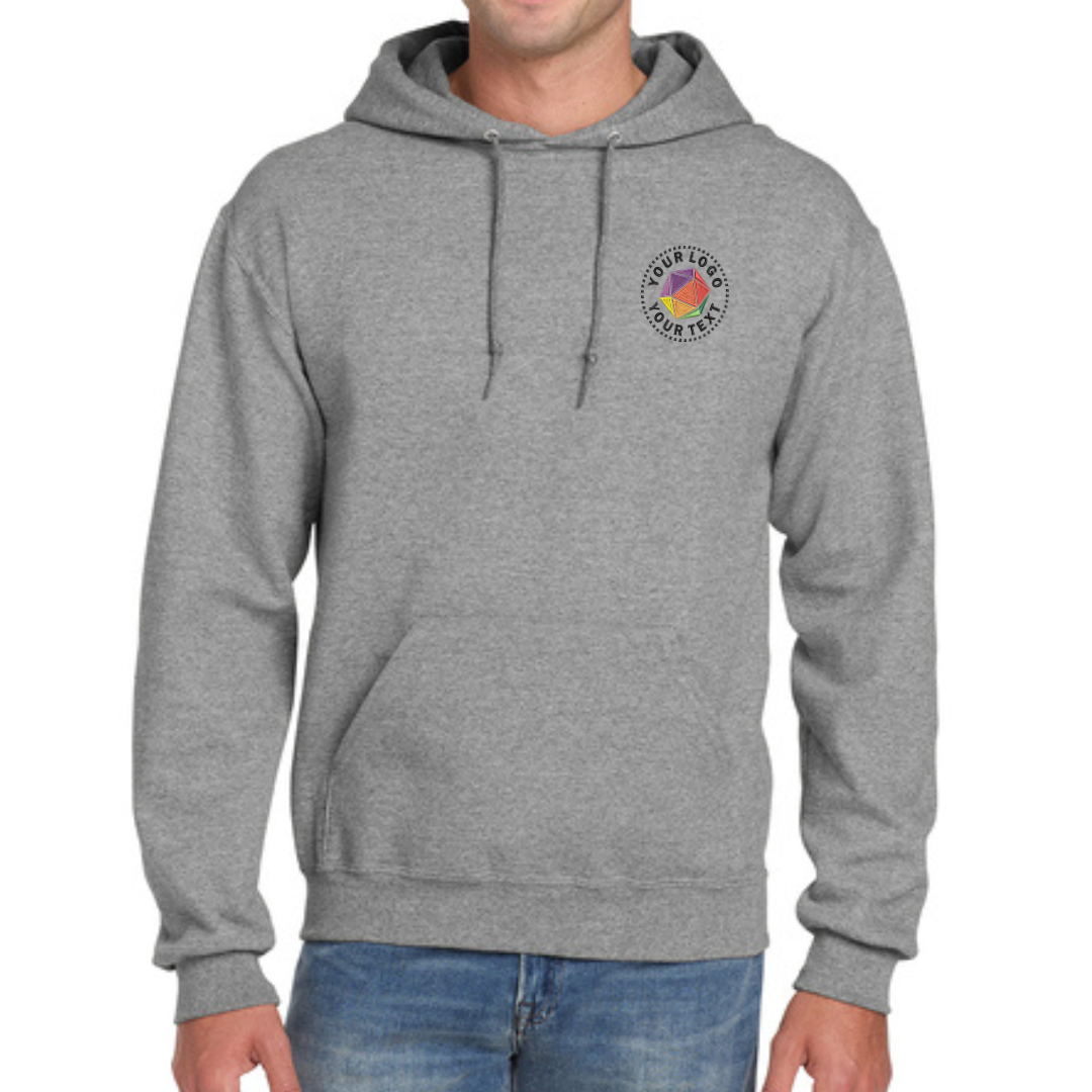Jerzees® Super Sweats® NuBlend® - Custom Embroidered Pullover Hooded Sweatshirt - 4997M