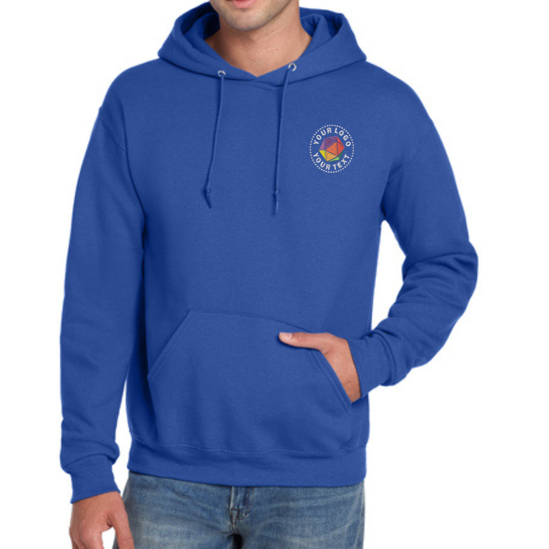 Jerzees® Super Sweats® NuBlend® - Custom Embroidered Pullover Hooded Sweatshirt - 4997M