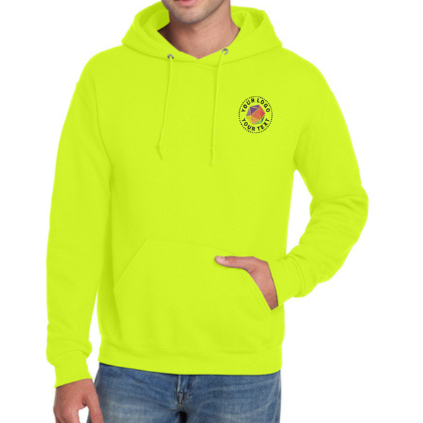 Jerzees® Super Sweats® NuBlend® - Custom Embroidered Pullover Hooded Sweatshirt - 4997M