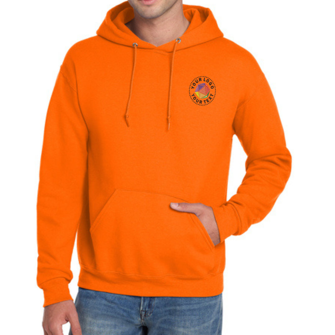 Jerzees® Super Sweats® NuBlend® - Custom Embroidered Pullover Hooded Sweatshirt - 4997M