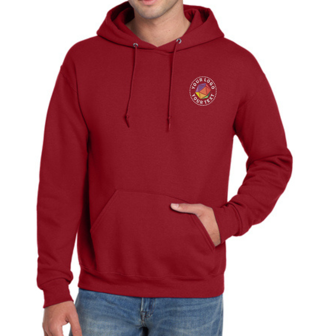 Jerzees® Super Sweats® NuBlend® - Custom Embroidered Pullover Hooded Sweatshirt - 4997M
