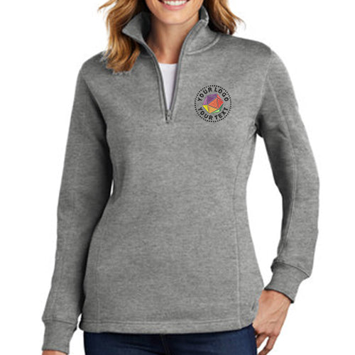 Sport-Tek® Custom Embroidered Women's 1/4-Zip Sweatshirt - LST253