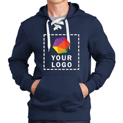 Sport-Tek® Custom Printed Lace Up Pullover Hooded Sweatshirt - ST271