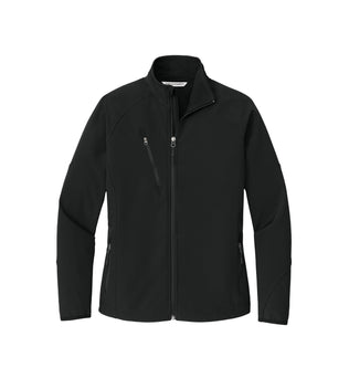 Port Authority® Custom Embroidered Women's Textured Soft Shell Jacket - L705