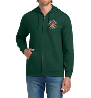 Gildan® Custom Embroidered Heavy Blend™ Full-Zip Hooded Sweatshirt - 18600
