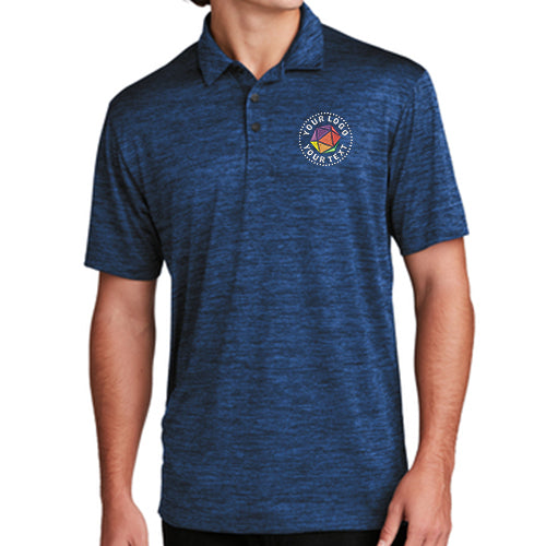 Sport-Tek® PosiCharge® Custom Embroidered Electric Heather Polo - ST590