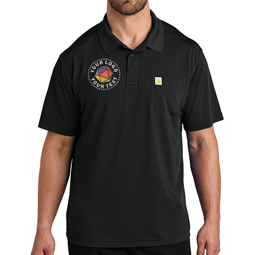 Carhartt Force® Custom Embroidered Snag-Resistant Pocket Polo - CT106880