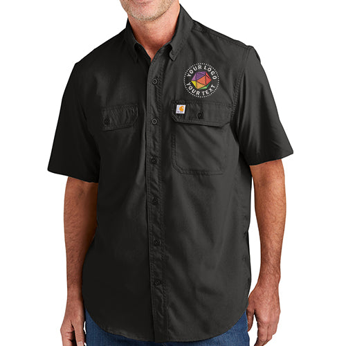 Carhartt Force® Custom Embroidered Solid Short Sleeve Shirt - CT105292