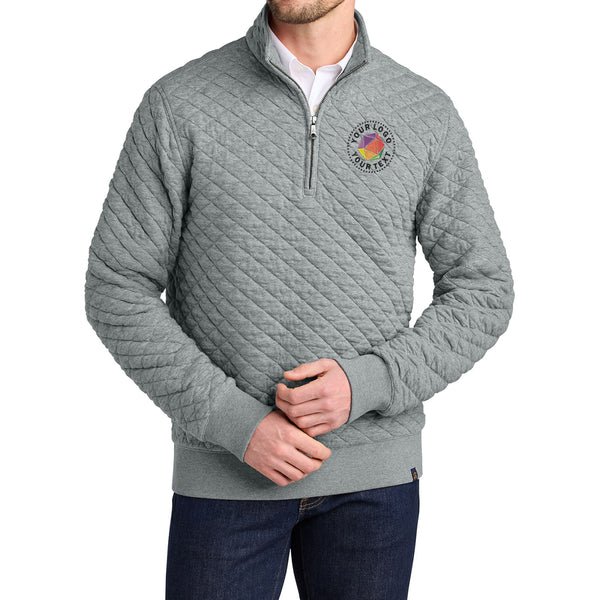 Brooks Brothers® Custom Embroidered Diamond Quilt 1/4-Zip  -  BB18212