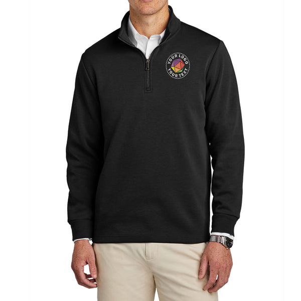 Brooks Brothers® Custom Embroidered Double-Knit 1/4-Zip - BB18206