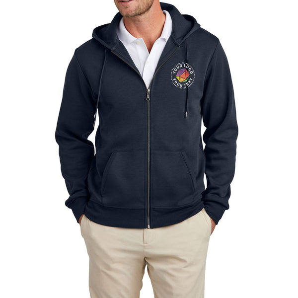 Brooks Brothers® Custom Embroidered Double-Knit Full-Zip Hoodie - BB18208
