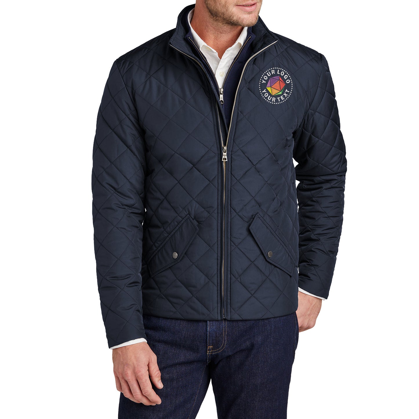 Brooks Brothers® Custom Embroidered Quilted Jacket - BB18600