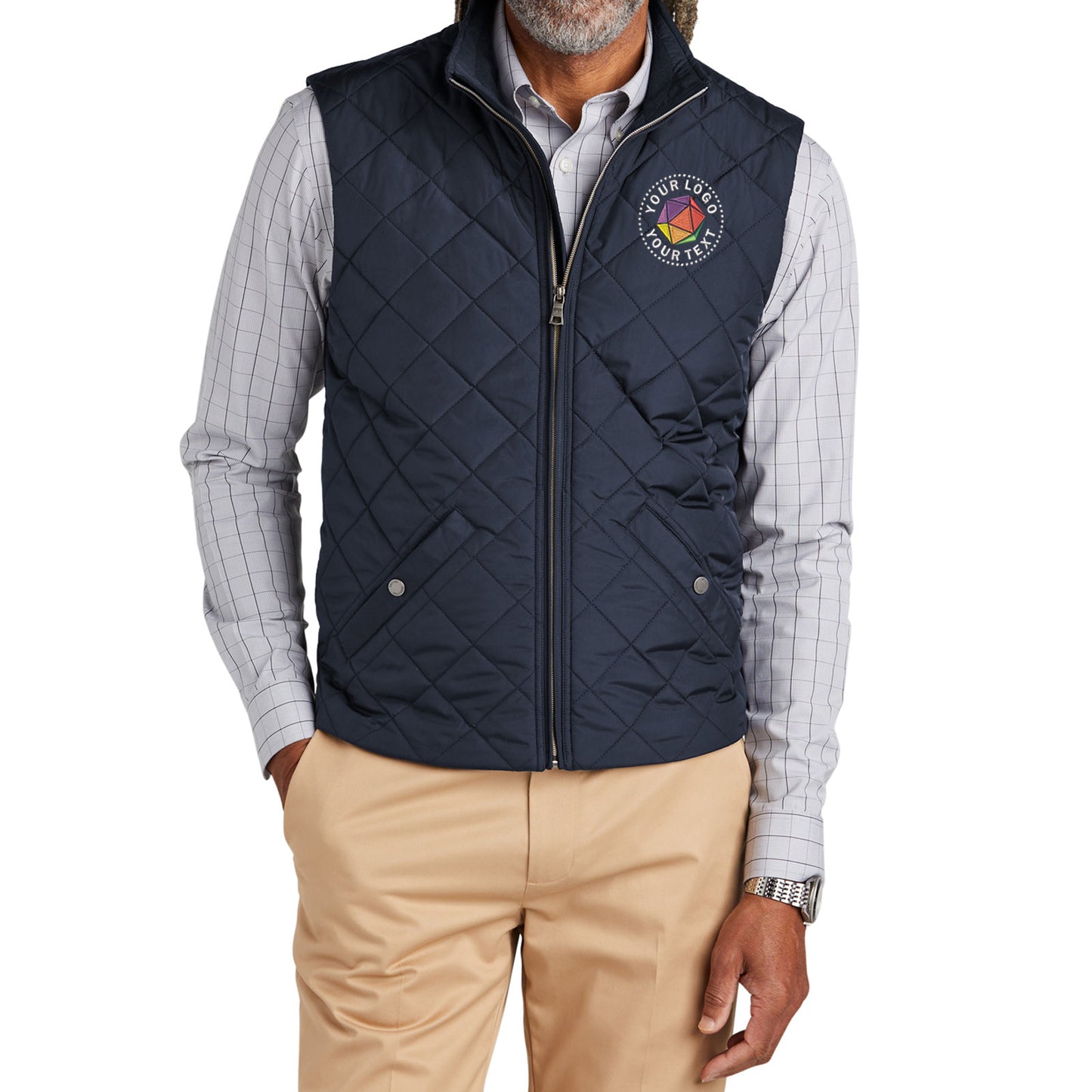 Brooks Brothers® Custom Embroidered Quilted Vest - BB18602