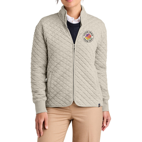 Brooks Brothers® Custom Embroidered Women’s Diamond Quilt Full-Zip - BB18213