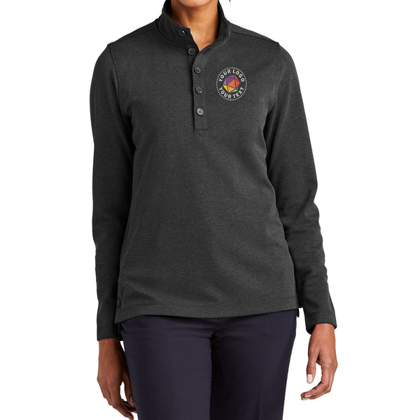 Brooks Brothers® Custom Embroidered Women’s Mid-Layer Stretch 1/2-Button - BB18203