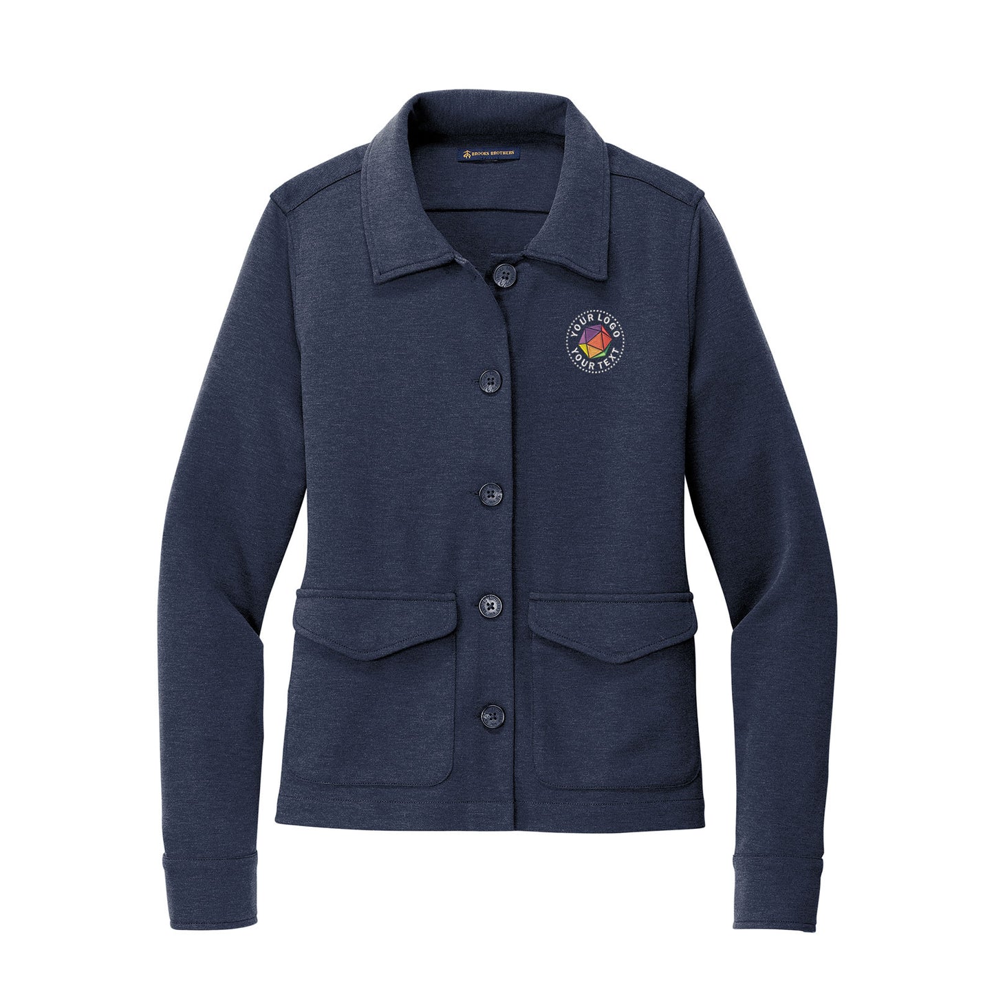 Brooks Brothers® Custom Embroidered Women’s Mid-Layer Stretch Button Jacket - BB18205