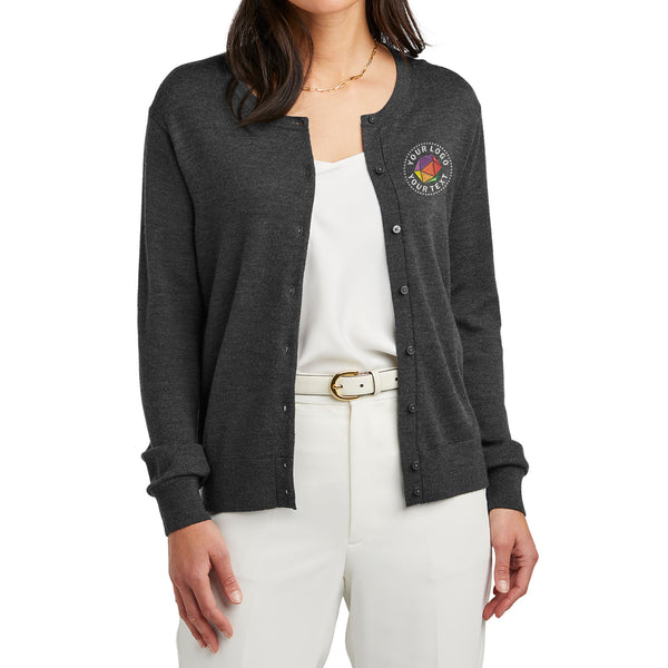 Brooks Brothers® Custom Embroidered Women’s Washable Merino Cardigan Sweater - BB18413