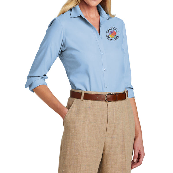 Brooks Brothers® Custom Embroidered Women’s Wrinkle-Free Stretch Nailhead Shirt - BB18003