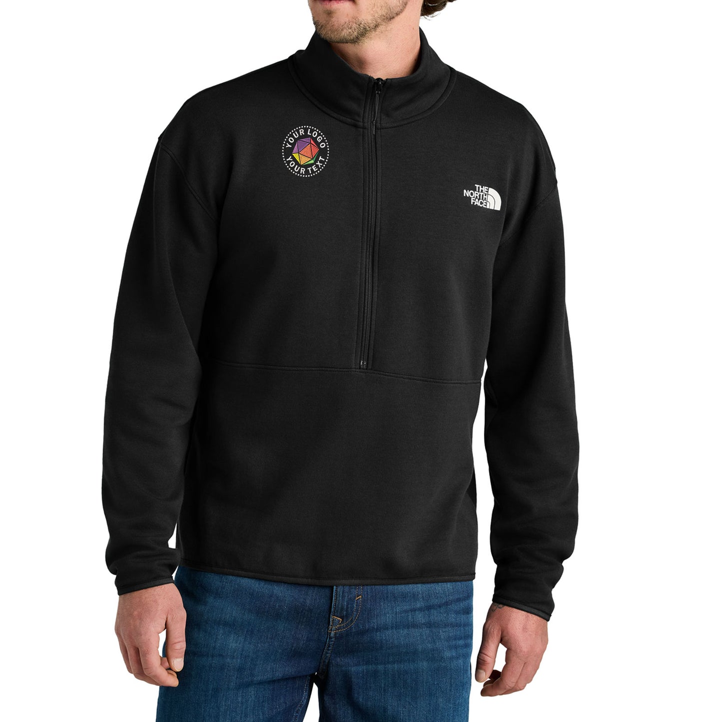 The North Face® Custom Embroidered Double-Knit 1/2-Zip Fleece - NF0A8C5G