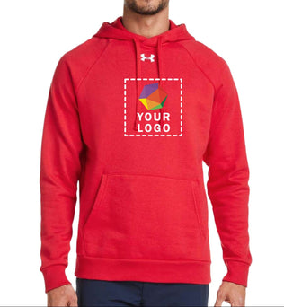 Under Armour Custom Printed Men's Rival Fleece Hooded Sweatshirt - 1379757