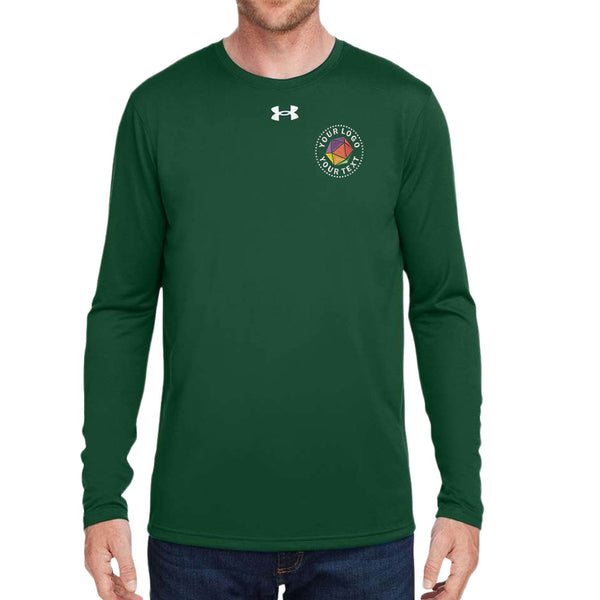 Under Armour Custom Embroidered Men's Team Tech™ Long Sleeve T-Shirt - 1376843