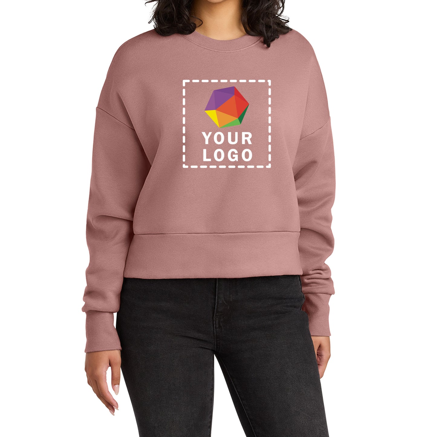 Next Level Apparel® Custom Printed Women’s Heavyweight Sweatshirt - NL9087