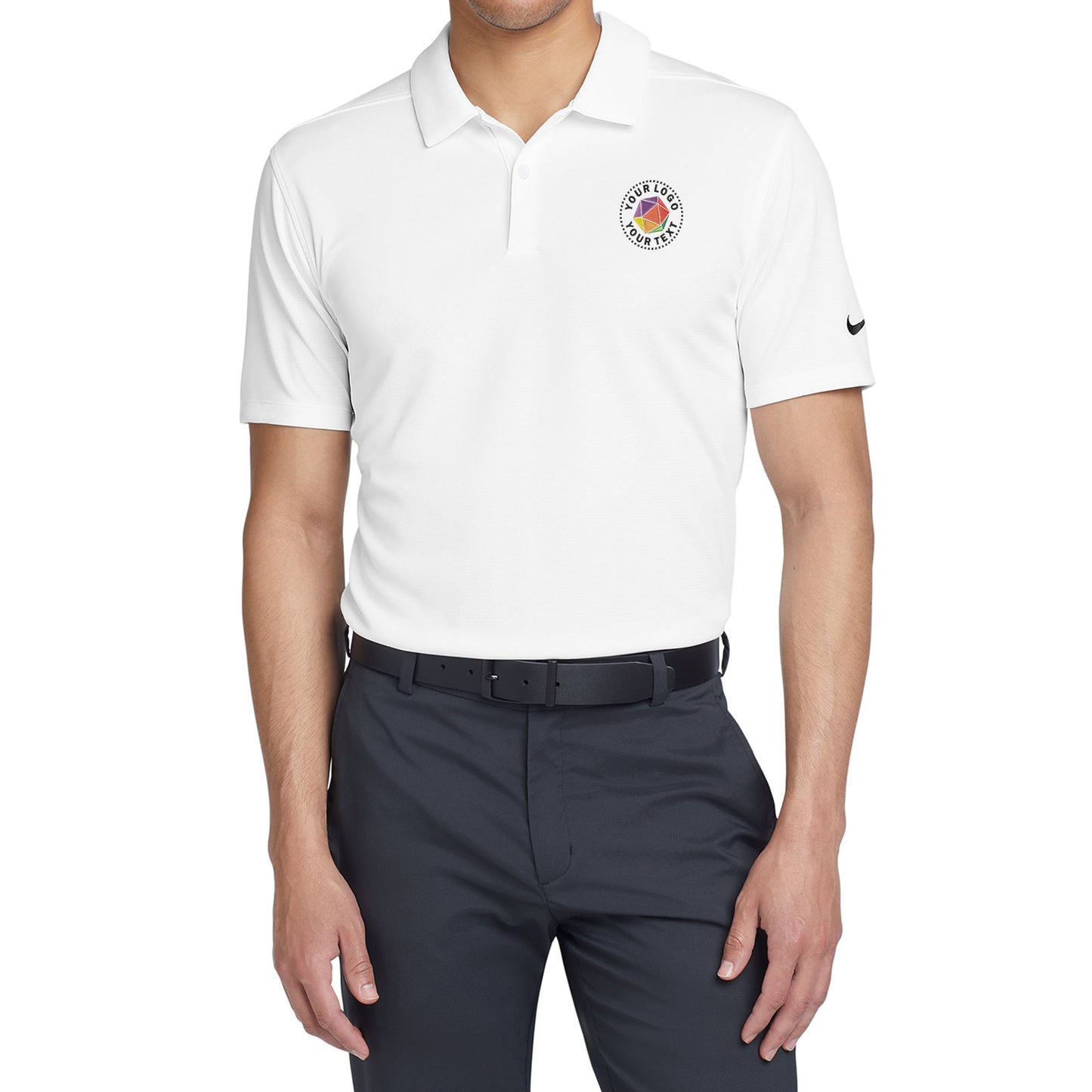 Nike Custom Embroidered Dry Essential Solid Polo - NKBV6042