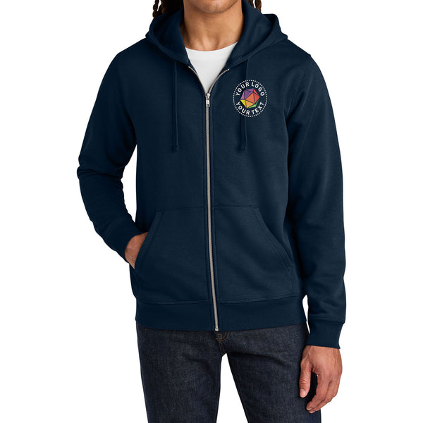 Stanley/Stella Unisex Custom Embroidered Mixer Full-Zip Hooded Sweatshirt - SXU011