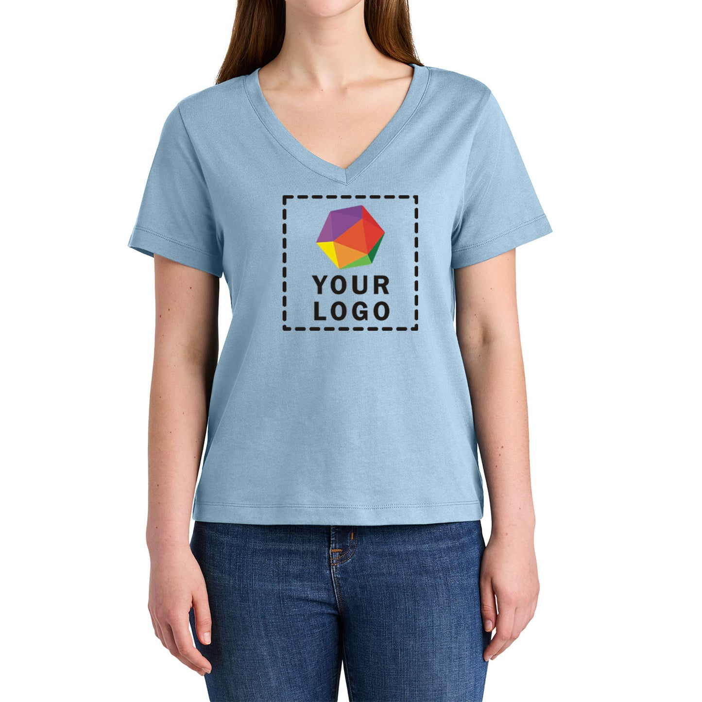 Stanley/Stella Women’s Custom Printed Stella Isla V-Neck Tee - SXW032