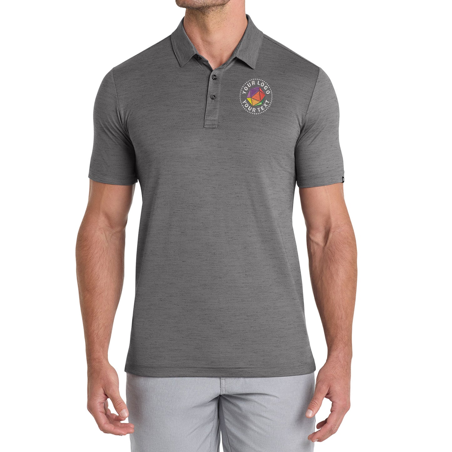 TravisMathew Custom Embroidered Auckland Slub Polo - TM1MW451