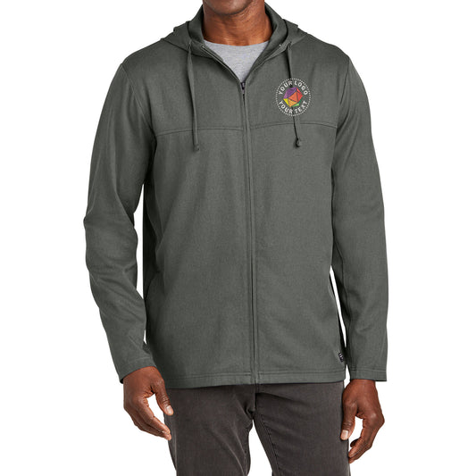 TravisMathew Custom Embroidered Balboa Hooded Full-Zip Jacket - TM1MZ338