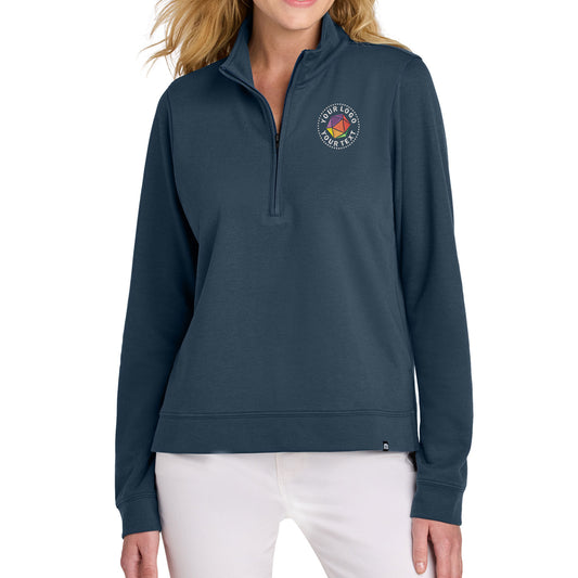 TravisMathew Women’s Custom Embroidered Coveside 1/2-Zip - TM1LD007