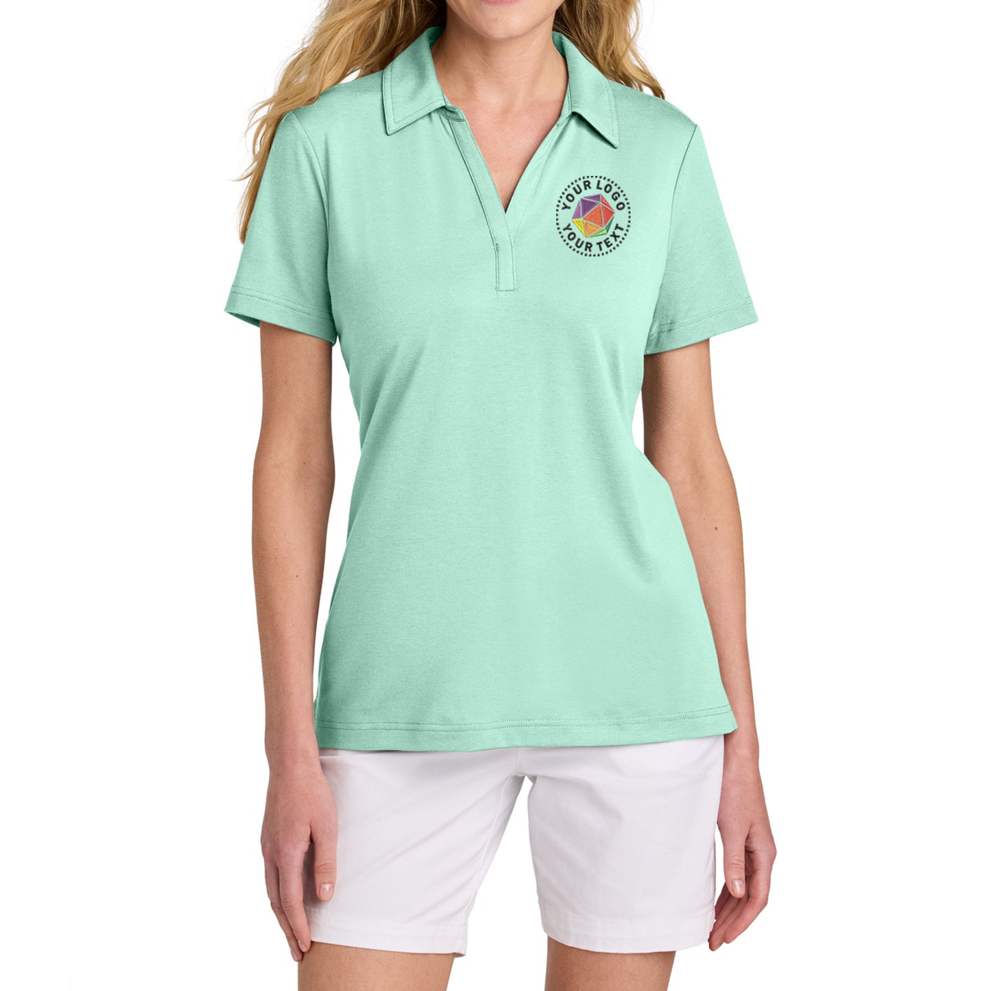 TravisMathew Women’s Custom Embroidered Glenview Solid Polo - TM1LF071
