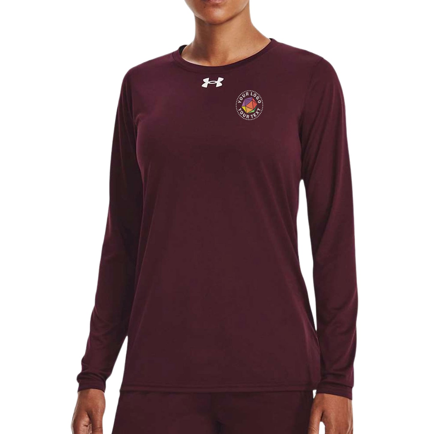 Under Armour Custom Embroidered Women's Team Tech™ Long Sleeve T-Shirt - 1376852