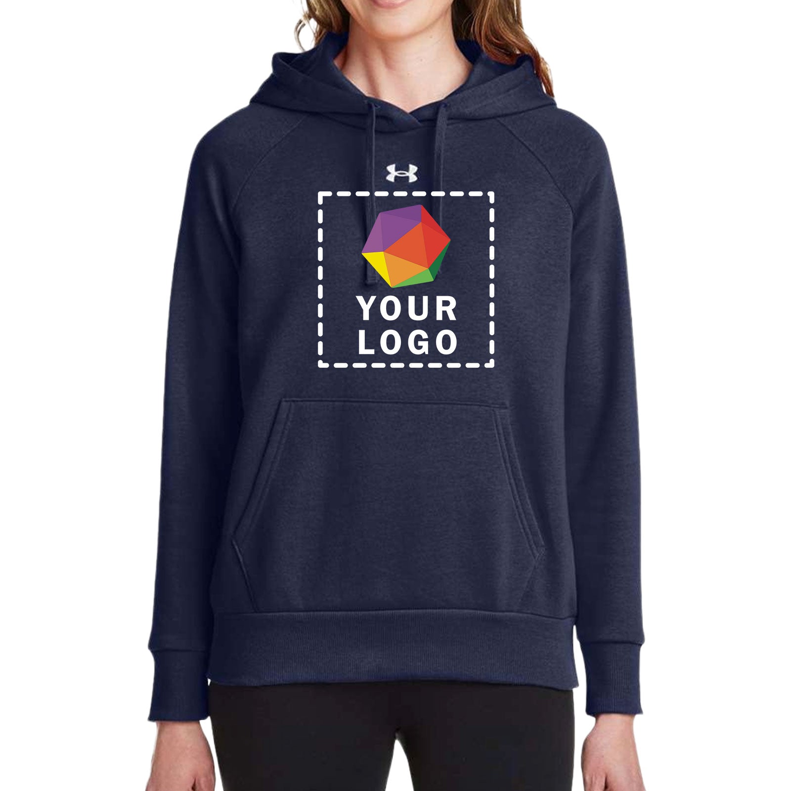 Under Armour Custom Printed Women's Rival Fleece Hooded Sweatshirt - 1379500